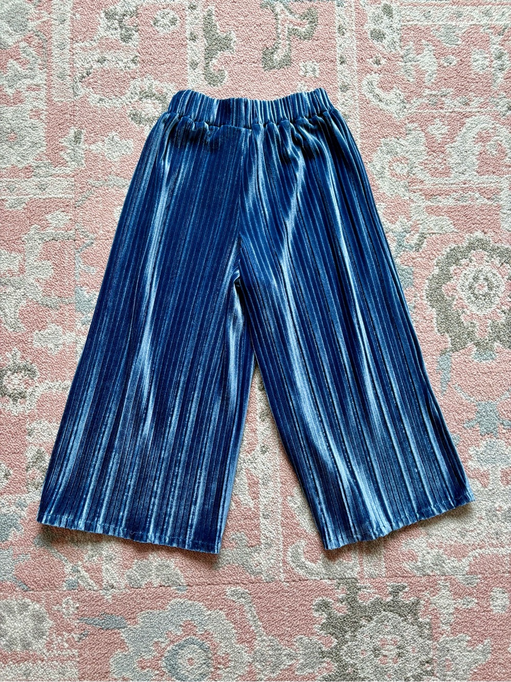 Janie & Jack Pleated Velvet Pants
